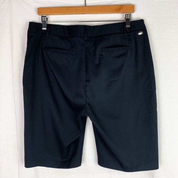 Greg Norman Black Bermuda Golf Everbest Shorts Women's sz 12 - Picture 2 of 8